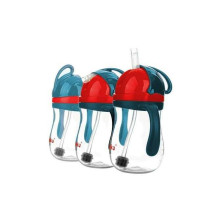A0164 Cup with weight straw blue/red