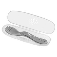 A0073  The cutlery set in case gray 