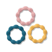 825/02 Silicone teether RING PINK