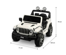 OFF-ROAD BATTERY VEHICLE JEEP RUBICON RED