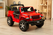 OFF-ROAD BATTERY VEHICLE JEEP RUBICON RED