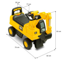 RIDE-ON TOY CAT EXCAVATOR