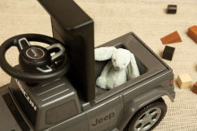 RIDE-ON JEEP RUBICON GREY