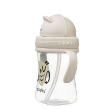 A0204 WATER BOTTLE WITH RETRACTABLE OWL STRAW