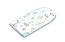 BABY NEST VELVET 80X45 STROLL BLUE