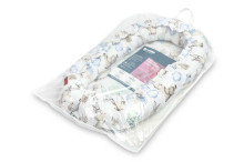 BABY NEST VELVET 80X45 STROLL BLUE