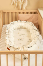 BABY NEST VELVET 80X45 OLIVE CREAMY