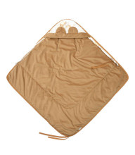 VELVET CARRY-COT SWADDLE BLANKET XL DREAM BEIGE