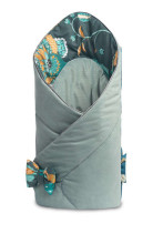 Baby Nest Cone Wrap VELVET PARADISE EMERALD 75x75