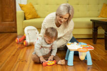 PUSHER-TABLE 2IN1 SPARK GREEN