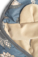 Velvet carry-cot swaddle blanket – MOROCCO BEIGE