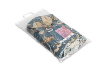 Velvet carry-cot swaddle blanket – MOROCCO BEIGE