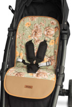 VELVET INSERT - GREEN SQUARE STROLLER