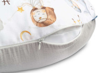 MUSLIN PILLOW FOR FEEDING - ZODIAC GREY