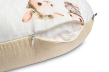 MUSLIN PILLOW FOR FEEDING - BEIGE BUNNY