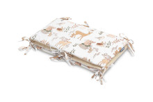 COTTON COT BUMPER THE WOLF AND FRIENDS BEIGE