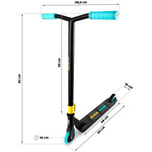 Skrejritenis SOKE GO! (1544) Yellow/Blue 100mm