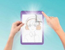 Ikonka Art.KX3555 Manga Creativ drawing tablet