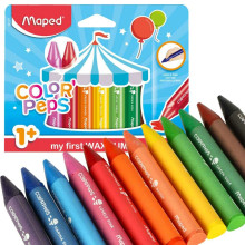 Ikonka Art.KX3567 Jumbo Colorpeps candle crayons 12 pcs.