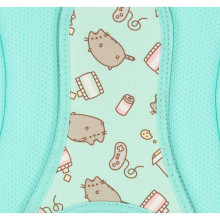 Ikonka Art.KX3766 4 compartment school backpack 16 inch Pusheen Mint