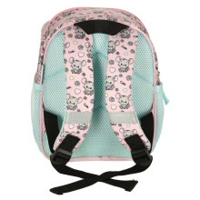 Ikonka Art.KX3768 Kindergarten backpack 10.5 inch mouse blue-grey