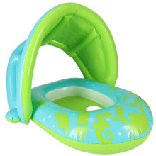 Ikonka Art.KX4011_1 BESTWAY 34091 Inflatable pontoon with canopy green