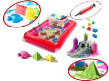 Ikonka Art.KX9511_3 Kinetic sand in a box 2kg moulds beige