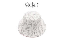 FlapJack Reversible Colouring Sun Hat Art.FIKCS911L