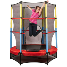 Ikonka Art.KX3936_1 Children's garden trampoline 140cm red-blue