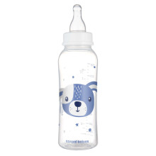 CANPOL BABIES šaura kakla pudelīte CUTE ANIMALS, 250 ml, 11/841_blu