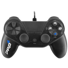 Subsonic Pro 4 Wired Controller for PS4 Black