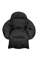 Ikonka Art.KX3949 Stork's nest cushion black