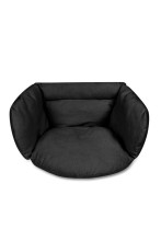 Ikonka Art.KX3950_1 Stork's nest cushion black