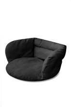 Ikonka Art.KX3950_1 Stork's nest cushion black