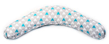 XL Pregnancy Pillow hearts torquoise