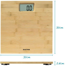 Salter 9086 WD3REU16 Bamboo Electronic Personal Scale