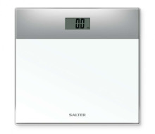 Salter 9206 SVWH3R Glass Electronic Scale Silver/White