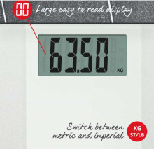 Salter 9009 WH3REU16 Ultimate Accuracy Electronic Bathroom Scales white