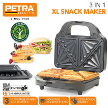 Petra PT2143TVDEEU7 3-in-1-XL Multi Grill Snack Maker