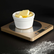 Salter 1036 OLCFEU16 Olympic Disc Electronic Digital Kitchen Scales Gold