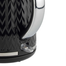 Petra PT3864BLKVDEEU10 Chevron Jug Kettle black