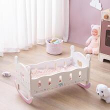 ROBUD medinė lėlių lovytė lėlėms iki 45 cm