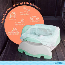 10 potty liners, Potette