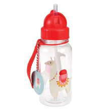 Dolly Llama Kids Water Bottle, Rex London