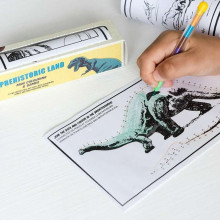 Prehistoric Land mini colouring, Rex London