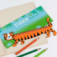 Wooden ruler, Tiger, Rex London