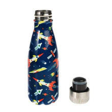 Space Age 260ml Stainless Steel Bottle, Rex London