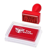 Top Secret stamp and ink set, Rex London