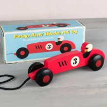 Vintage Racer Pull Toy, Rex London