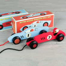 Vintage Racer Pull Toy, Rex London